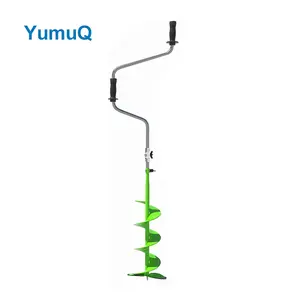 YumuQ çin üretici 5-8 inç büyük boy parçalayıcı bıçak el buz delik delme balıkçılık burgu makinesi