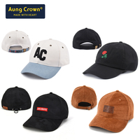 Casquette de baseball souple à 6 panneaux en coton de haute qualité, personnalisable avec logo brodé, pour homme, non structurée, réglable, style « Dad Hat »