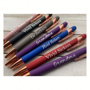 Bolígrafo Metálico Personalizado con Punta Táctil, Grabado Láser Universal con Logotipo, Regalo para Médico, Enfermera, Abogado - Product Image 3