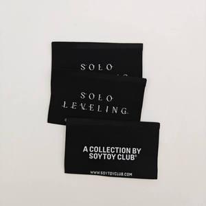 Custom Woven Damask Neck Size Label <b>Tags</b> for Clothing Washable Labels Shoes <b>Tags</b> - Product Image 2