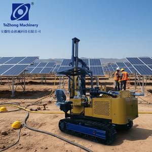 Pile driver solaire 5-en-1 / Installation de pieux, extraction de pieux à vis, forage DTH et vis de fondation tout-en-un pour tous les besoins de fondation - Product Image 4