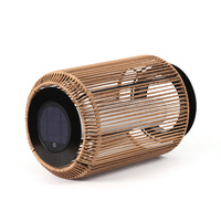Lampe solaire LED moderne de style chinoiserie avec design en cage à oiseaux, étanche IP65, en aluminium pour patio, jardin, bureau ou maison
