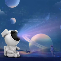 Lampe de projecteur d'astronaute spatial, lampe de nuit de projecteur d'étoiles de ciel étoilé de nébuleuse pour enfants