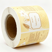 Etiquetas Adhesivas Personalizadas para Cosméticos Botánicos, Línea Dorada, Embalaje para Botellas y Cajas, Etiquetas en Rollo Mate, Suministro de Fábrica OEM ODM