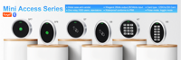 Contrôleur d'accès de porte intelligent Tuya étanche avec mini-clavier physique, carte RFID et application mobile