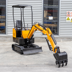 Miniescavatore con Braccio Orientabile da <span class=keywords><strong>1</strong></span> Tonnellata, Motore PLC, Riduttore ad Alta Efficienza, Escavatore per Costruzioni con Cingoli in Gomma, <span class=keywords><strong>1</strong></span> Anno di Garanzia sul Cuscinetto - Product Image 5