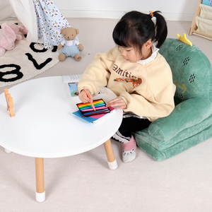 Sofá Cama Infantil Reclinable de Peluche de Tres Capas, Sofá Plegable con Forma de Hámster, Sofá de Juego para Niños - Product Image 5