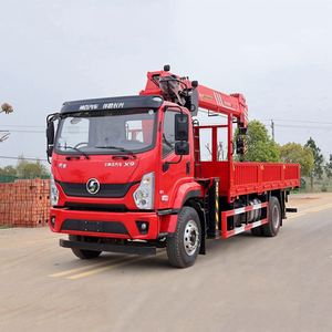 Camion porte-grue télescopique Shacman 4x2 8T transfrontalier avec échelle d'accès - Product Image 4