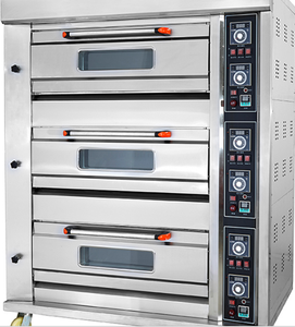 Horno Comercial para Panadería, Horno de Convección para Hornear Pasteles, Buen Precio, Horno Industrial para Pizza, 3 Niveles, 6 Bandejas - Product Image 1