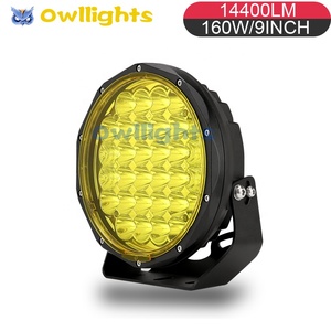 New! Wrangler TJ Phụ Kiện <span class=keywords><strong>9</strong></span> Inch 160W 4X4 Đèn Tại Chỗ LED Lái Xe Giao Ngay Đèn LED Chạy Ban Ngày Đèn vòng Cho Xe Tải - Product Image 2