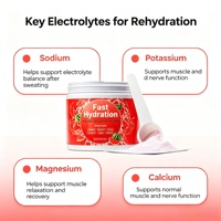 LUVVITA Complément d'hydratation sans sucre Mélange d'électrolytes Keto Poudre de boisson électrolytique à réhydratation rapide Gestion de l'énergie