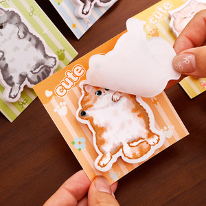 เครื่องเขียนราคาถูก รูปการ์ตูนแมวน่ารักแบบคาวาอี้ กระดาษโน้ตสำหรับเด็ก - Product Image 4