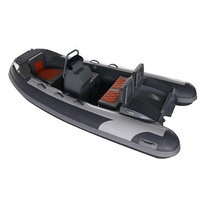 Mini 11ft Rhib 320 semi-rigide en aluminium RIB Hypalon/PVC Bateaux gonflables pour lac