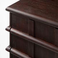 Commode de rangement en bois FERLYLarge avec 4 tiroirs, meuble de rangement multifonctionnel pour entrée ou salon