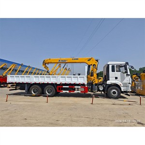 Camion Shacman avec grue à prix d'usine, 6x4, grue à bras droit de 12 tonnes à vendre - Product Image 5