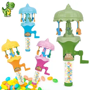 Wholesale The Latest Dinosaur Carousel Candy Toys Filled Confectionery Candy Perfect For Retailing At Dinosaur Amusement Parks