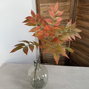 Feuilles d'érable artificielles Jinxi Nandina Domestica 75 cm en plastique pour décoration intérieure et accessoires de mariage - Product Image 4