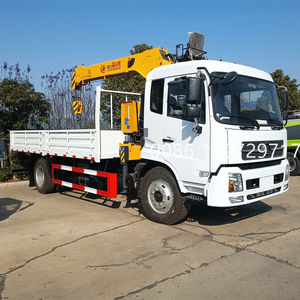 מותאם אישית במפעל 8 טון 10 טון 12 טון מנוף רכוב משאית בום טלסקופ - Product Image 1