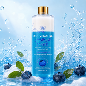 <span class=keywords><strong>Gel</strong></span> <span class=keywords><strong>Douche</strong></span> Revitalisant au Beurre de Karité et Myrtille 500ml – Mousse Parfumée Nettoyante Douce pour le Corps - Product Image 4