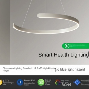 Nordic Round Modern Contemporary Hanging Luxury Acrylic Ceiling Ring Lamp Chandelier Led Circle Pendant Light - Product Image 4