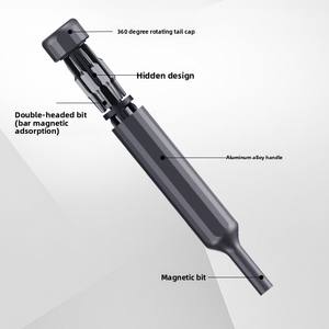 Jeu de <span class=keywords><strong>tournevis</strong></span> de précision mini portable 27 en 1, poignée en aluminium, pointe magnétique, embouts double usage Torx/U/<span class=keywords><strong>Y</strong></span>, personnalisable OEM - Product Image 5