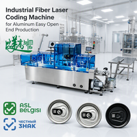 Machine de codage laser à fibre industrielle pour la production continue d'aluminium à ouverture facile et la traçabilité des produits