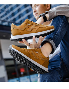 <span class=keywords><strong>Scarpe</strong></span> Sportive Casual da Uomo Primavera 2025, in Pelle Sintetica Resistente all'Usura, <span class=keywords><strong>con</strong></span> Chiusura a Lacci, Stile Classico Forrest Gump - Product Image 6