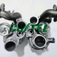 Upgrade Twin Turbocharger Stage 2 600HP 2300684 297711 untuk MASERATI GHIBLI Quattroporte Levante 3.0L V6