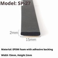 Tira de Sellado para Gabinetes Eléctricos de EPDM y PVC, Anticolisión, Aislamiento Térmico, Antiinsectos, Personalizable para Trabajos de Sellado de Ventanas de Maquinaria