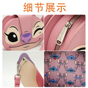 Loungefly Sac À Dos Lilo & Stitch <span class=keywords><strong>Angie</strong></span> Stitch Mini Mignon Pu Sac À Dos Sac D'école Pour Enfants Sac À Dos De Mode - Product Image 3