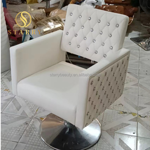 Set di Mobili da <span class=keywords><strong>Salone</strong></span> Pieghevoli Bianchi Premium Personalizzati, Sedia da Parrucchiere Regolabile in Altezza con Rotazione a 360 Gradi <span class=keywords><strong>per</strong></span> Scuole - Product Image 6