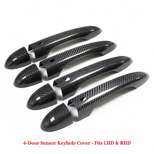 Cubiertas de Fibra de Carbono Seca para Manijas de Puerta Exterior, Repuestos para Maserati Ghibli, Quattroporte, Levante 2/4 Puertas - Product Image 3