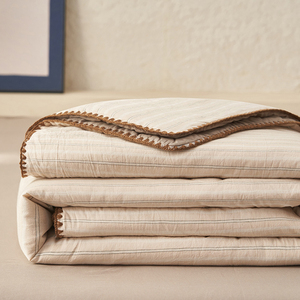 Couette d'été de classe A, teinte en fil, lavée, pour climatiseur, directement de l'usine - Product Image 4