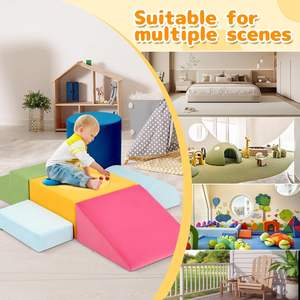 Juguetes de Escalada para Niños Pequeños, 7 Bloques de Escalada de Espuma Coloridos, Juego de Escalada Suave para Niños Pequeños - Product Image 6