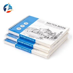 Cuaderno de Dibujo de Hojas Sueltas con Espiral y Tapa Dura, Papel Grueso para Acuarelas, para Estudiantes de Arte, Pintura a Mano, Suministros para Regalos - Product Image 1