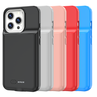 Chargeur de batterie mobile rechargeable à grande capacité USB C TPU, prix d'usine, charge rapide, batterie externe, étui de chargeur de batterie