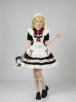 Vêtements uniformes de haute qualité, robe de demoiselle d'honneur japonaise en une seule pièce, costume de serveuse, costume d'anime cosplay, costume d'Halloween pour filles