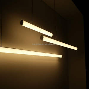 TW <span class=keywords><strong>60MM</strong></span> Diamètre LED Aluminium Profil Canal Pendentif Linéaire Lumières <span class=keywords><strong>Tube</strong></span> avec Aluminium Blanc Couleur - Product Image 4