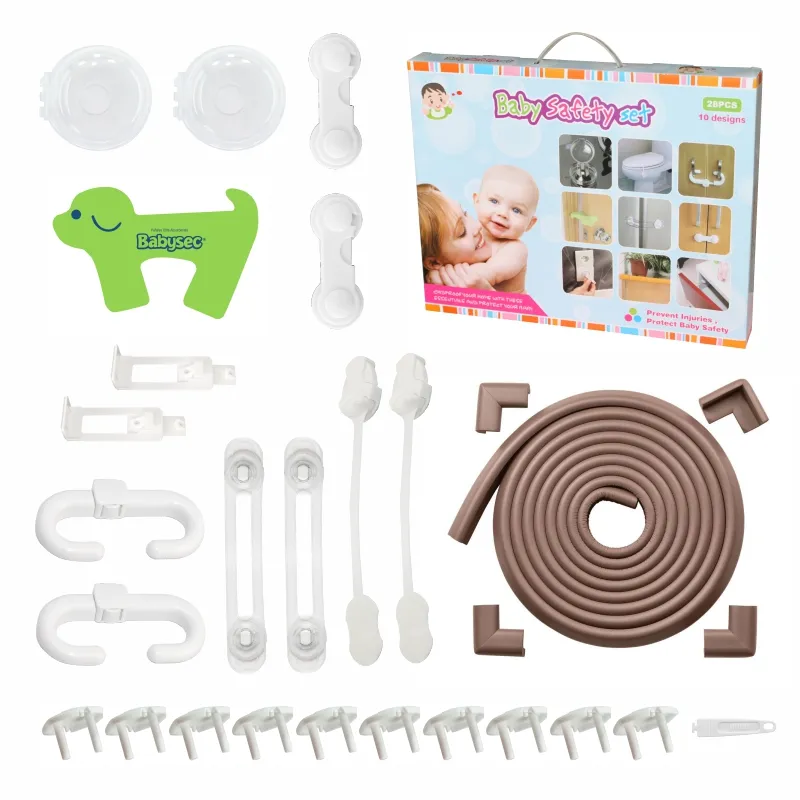 Nuovo bambino proofing set 28 pacchetto sicurezza promozione kit di sicurezza infantile regalo da altri prodotti per bambini