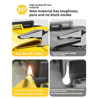 Boîte à outils multifonctionnelle portable pour électricien professionnel, en plastique, grande capacité, étanche IP68, vente chaude