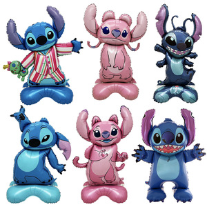 Nuevo Globo de Aluminio con Personajes de Dibujos Animados de <span class=keywords><strong>Stitch</strong></span> <span class=keywords><strong>y</strong></span> <span class=keywords><strong>Lilo</strong></span> para Niños, Suministros para Fiestas de <span class=keywords><strong>Cumpleaños</strong></span> - Product Image 1
