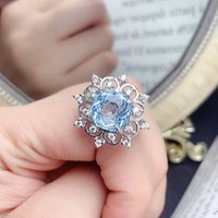 Offre Spéciale 925 argent Sterling pierre précieuse naturelle Rose coupe Fine bijoux imperméables femmes bague en gros