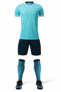 Hochwertiges Polyester material Günstig Akzeptieren Benutzer definierte Fußball uniform Männer Set Schiedsrichter Uniform Fußball - Product Image 3