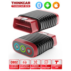 Mise à jour gratuite à vie THINKCAR BD6 <span class=keywords><strong>Scanner</strong></span> OBD2 Bluetooth 5 Outil de diagnostic de tous les systèmes <span class=keywords><strong>pour</strong></span> 120 marques de voitures iOS et <span class=keywords><strong>Android</strong></span> - Product Image 1