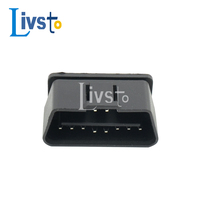 OBD2 16-Pin Buchse Schwarz mit Gehäuse