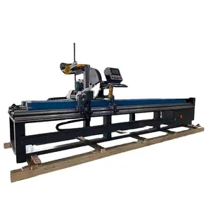 Semi-automatic Fabric Roll Strip Slitting Cutting Machine