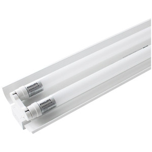 Cubierta para Tubo Fluorescente LED <span class=keywords><strong>T8</strong></span> Doble de 3.94 pies (4 pies), para Uso en Jardín, Soporte Simple o Doble, Juego Completo de Tubos de Luz - Product Image 1