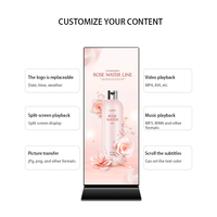 Écran publicitaire numérique 4K Android LED/LCD de 100/85/75/65/55 pouces, Totem, Tableau de menu, Kiosque, Affichage dynamique et Panneau d'affichage vidéo