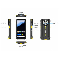 Terminal de collecte de données industrielles robuste Android 14, PDA portable 6,56 pouces IP68 4G NFC H68T