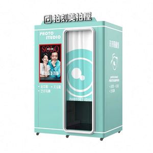 เครื่องถ่ายรูปอัตโนมัติแบบออลอินวันสำหรับรูปถ่ายบัตรประชาชน ขนาดใหญ่ พิมพ์ภาพได้ทันที  บริการตนเองโดยไม่ต้องมีคนควบคุม จากโรงงานโดยตรง - Product Image 1